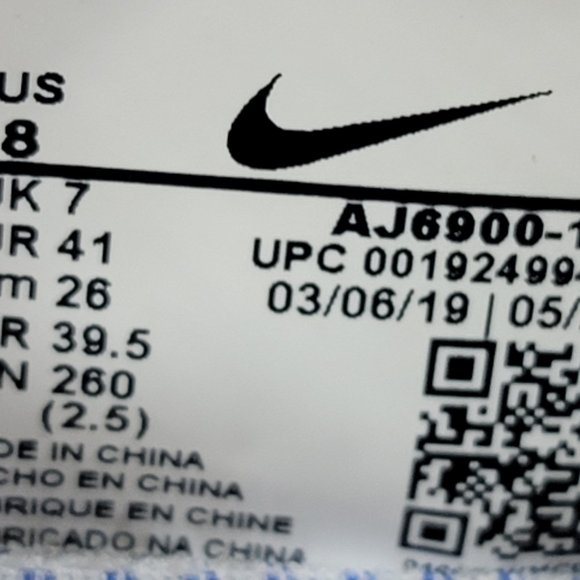 Nike Air VaporMax Flyknit 3 Sneaker, Pure Platinum AJ6900-102, Mens Size 8 / 41 - Picture 10 of 10